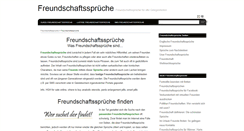 Desktop Screenshot of freundschaftssprueche.net