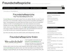 Tablet Screenshot of freundschaftssprueche.net